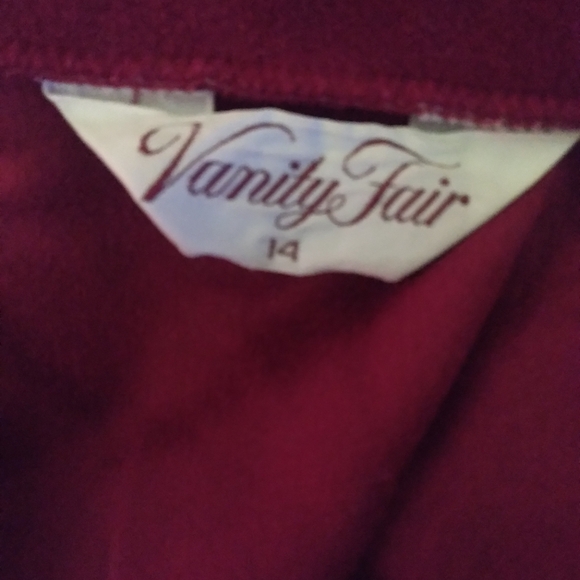 Vintage Long Mid Century Modern Vanity Fair Made in USA Robe - Picture 5 of 5